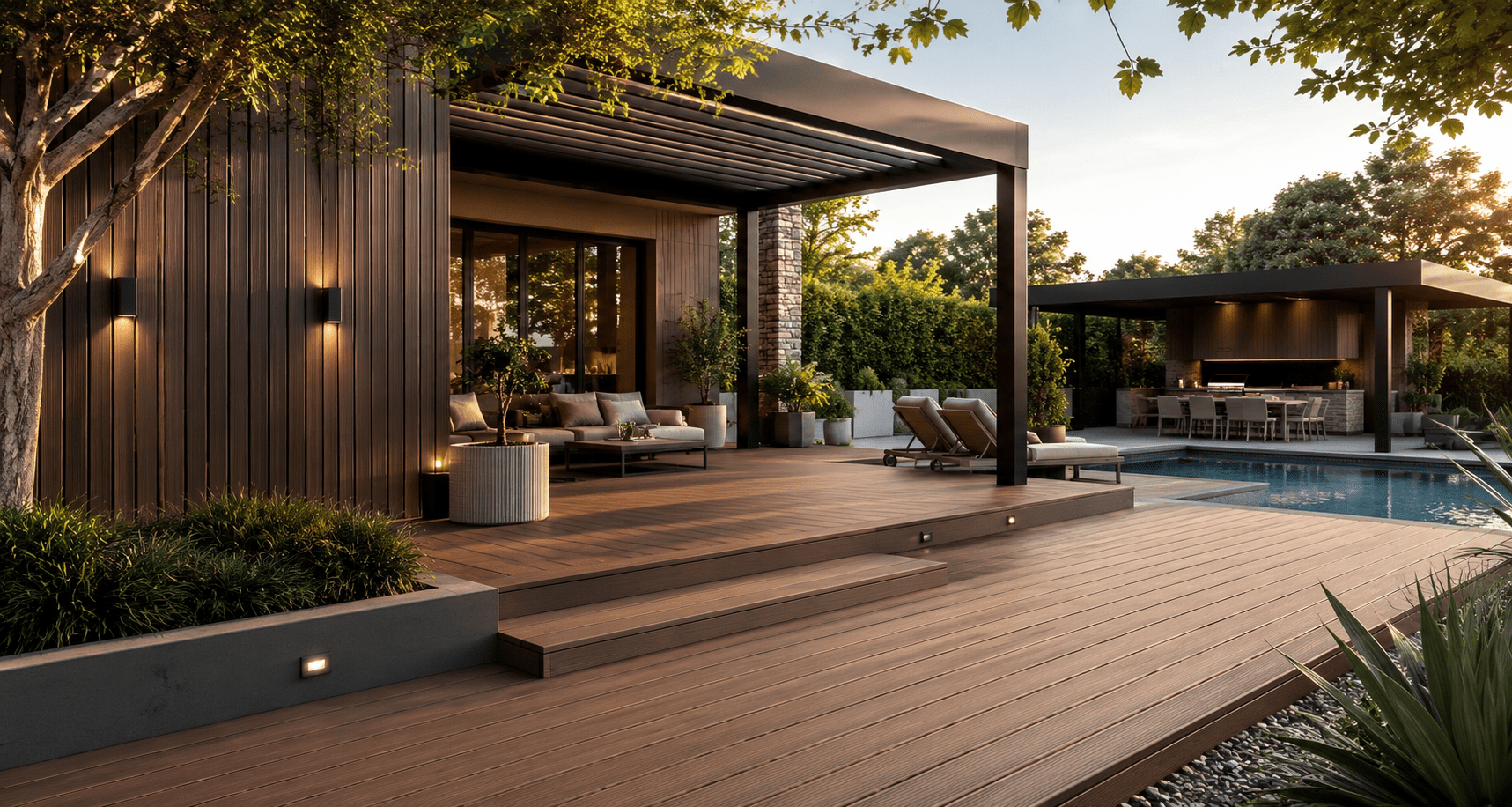 Ecotech Group premium composite decking, pergola and outdoor living installation in South Africa